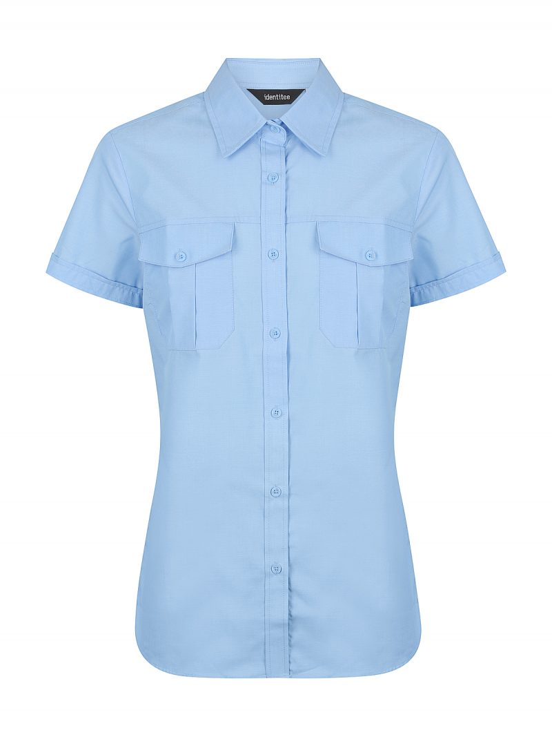 W61-Jasper - Ladies Short Sleeve Shirt