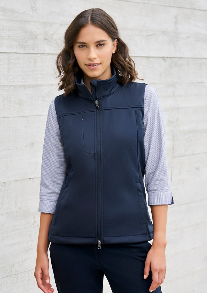 J29123-Ladies Soft Shell Vest