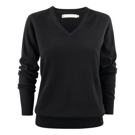 JH125W-Ashland Women's V-Neck Sweater