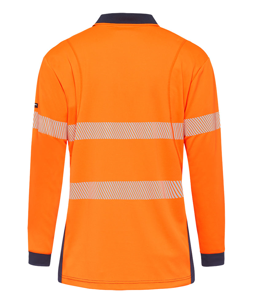 K54225-Workcool Hyperfreeze Spliced Taped Polo L/S