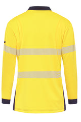 K54225-Workcool Hyperfreeze Spliced Taped Polo L/S