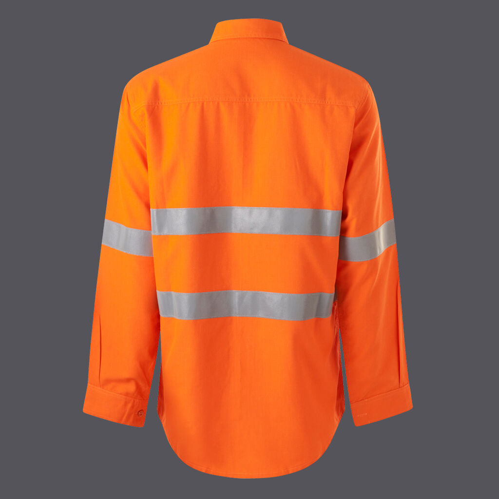 K84003-Women's Shieldtec Lenzing FR Hi-Vis LS Shirt T (New)