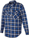 RM123FCF-Long-sleeve Flanette Shirt (Closed Front)