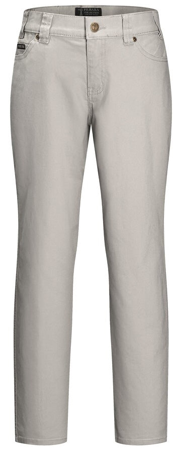 RMPC015-Ladies Cotton Stretch Jeans Mid Rise - Straight Leg - Classic Fit