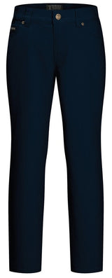RMPC015-Ladies Cotton Stretch Jeans Mid Rise - Straight Leg - Classic Fit