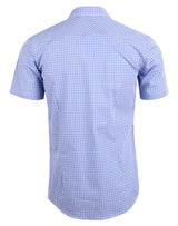 M7320S Men's Multi-Tone Check Short Sleeve Shirt