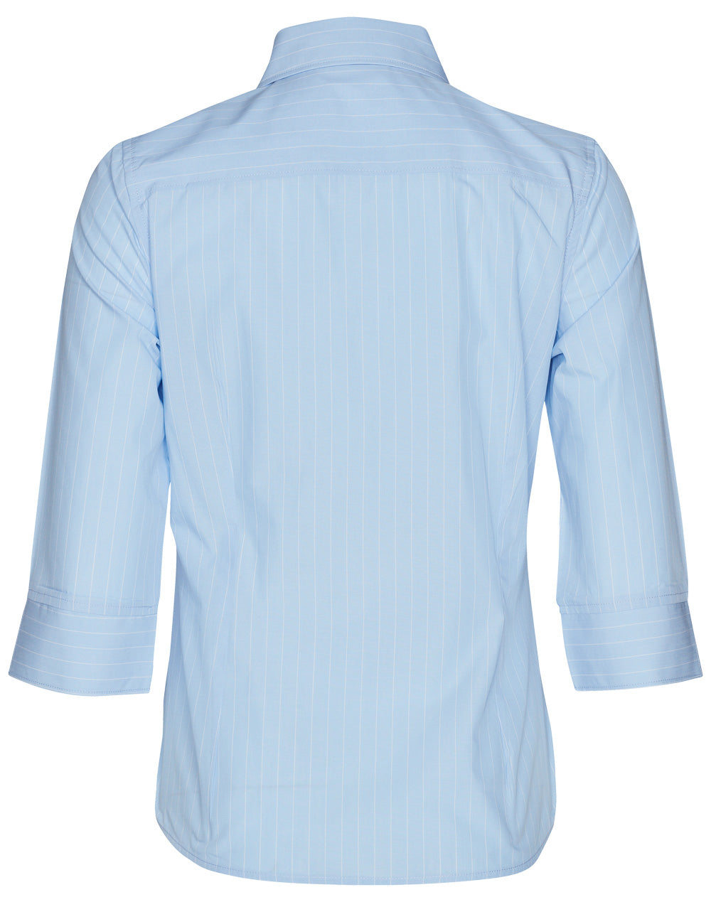 M8223 Women's Pin Stripe 3/4 Sleeve Shirt