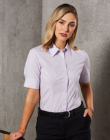 M8360S Women's Mini Check Short Sleeve Shirt