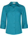 M8600Q Women's CoolDry 3/4 Sleeve Shirt