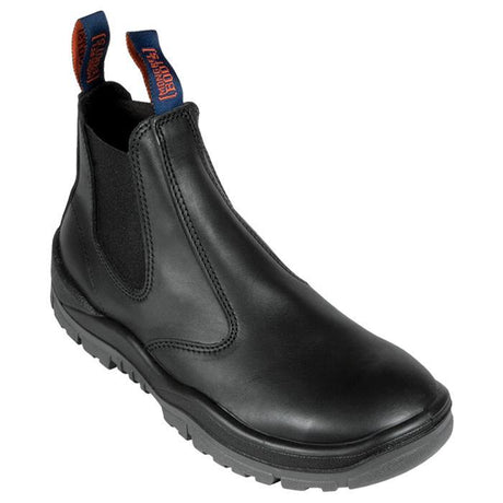 Oil Kip Premium Elastic Sided Boot-BLACK