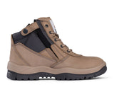 261060-Stone Mongrel ZipSider Boot (With Steel Toe Cap)-STONE