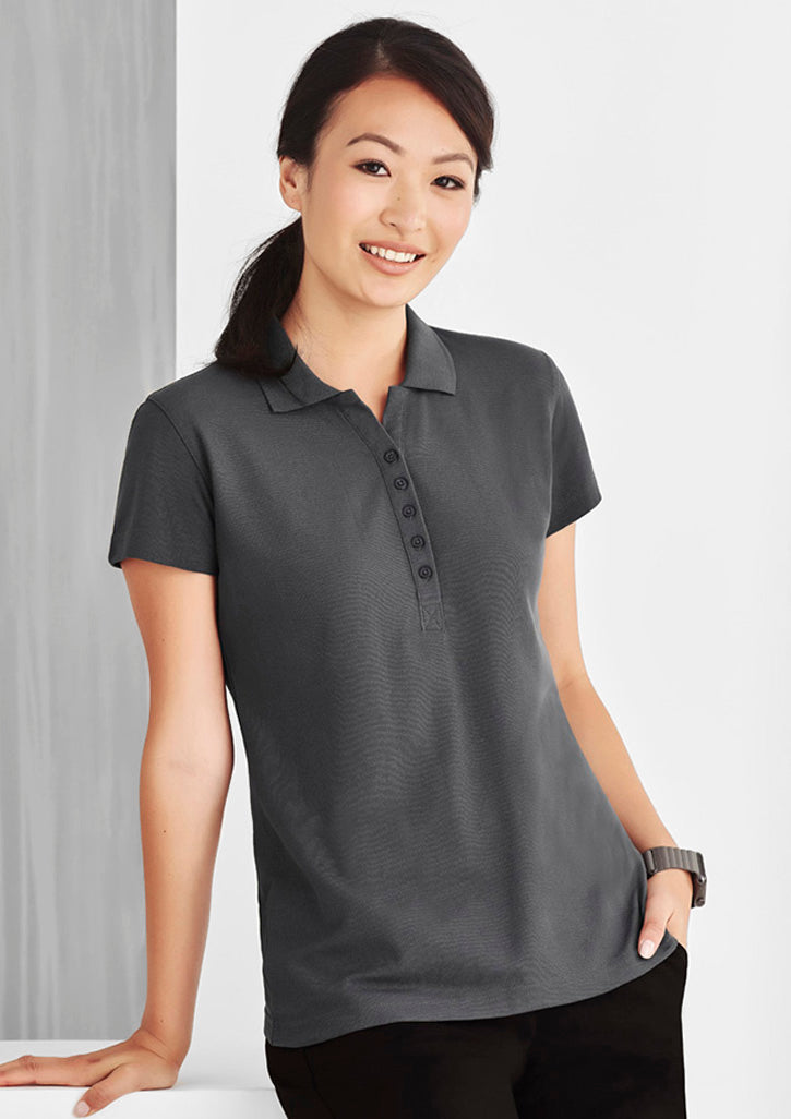 P400LS-Womens Crew Short Sleeve Polo