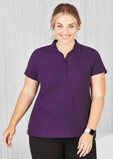 P400LS-Womens Crew Short Sleeve Polo