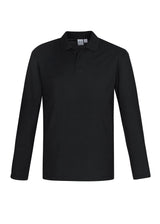 P400ML-Crew Mens L/S Polo