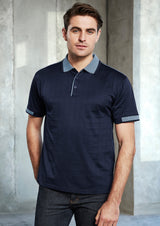 P9100-Mens Noosa Self Check Polo