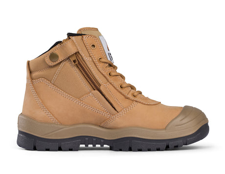 461050-ZipSider Boot w/ Scuff Cap-WHEAT