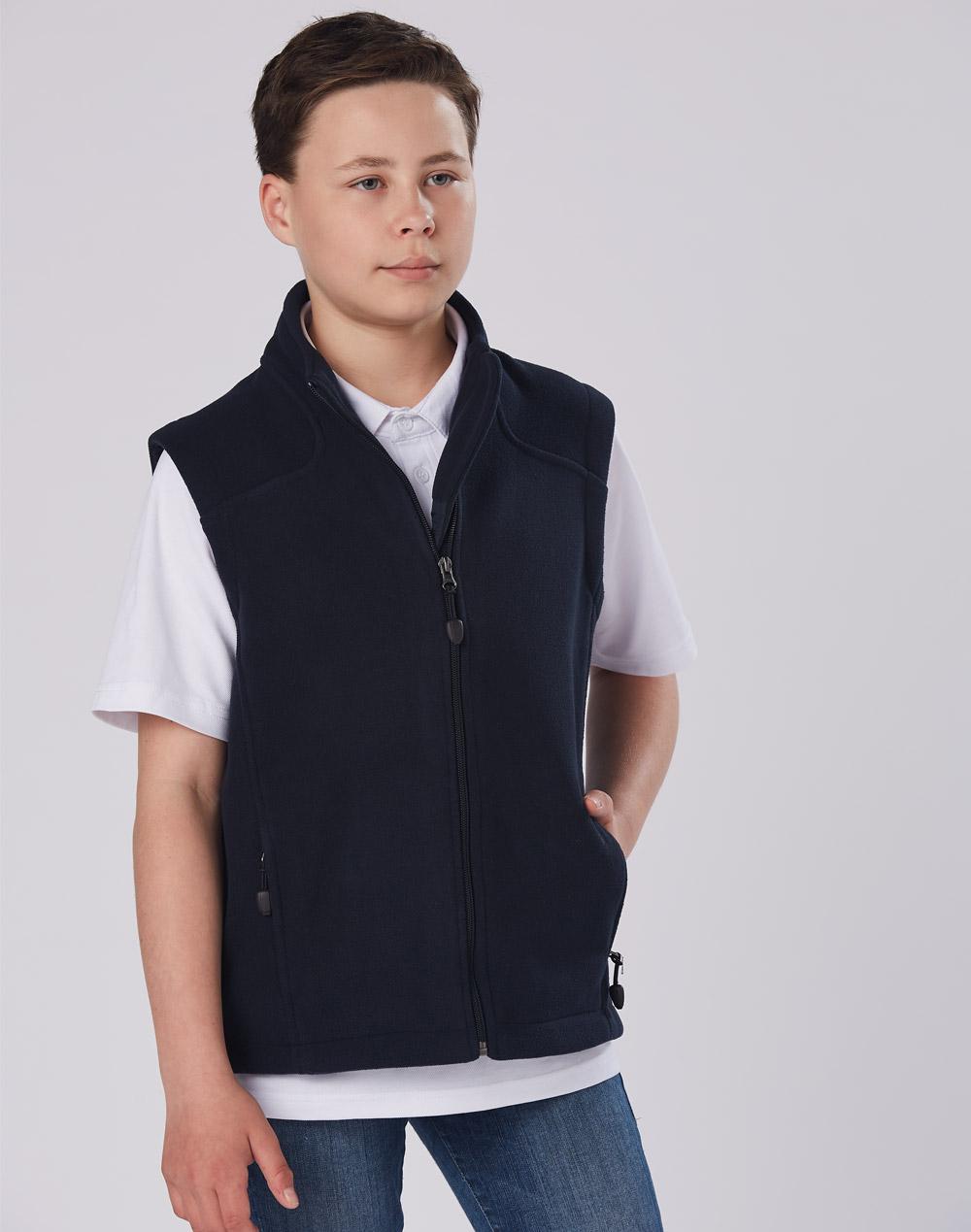 PF09K Diamond Fleece Vest Kids