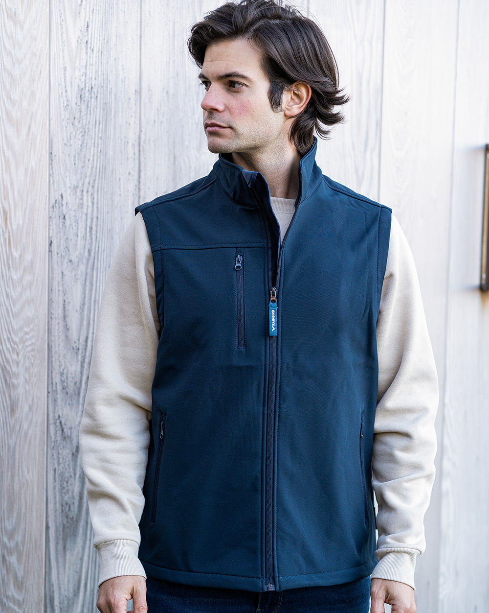 8492-Bevan Mens Softshell Vest