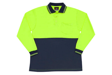 PS101L-Hi Vis Long Sleeve Polo