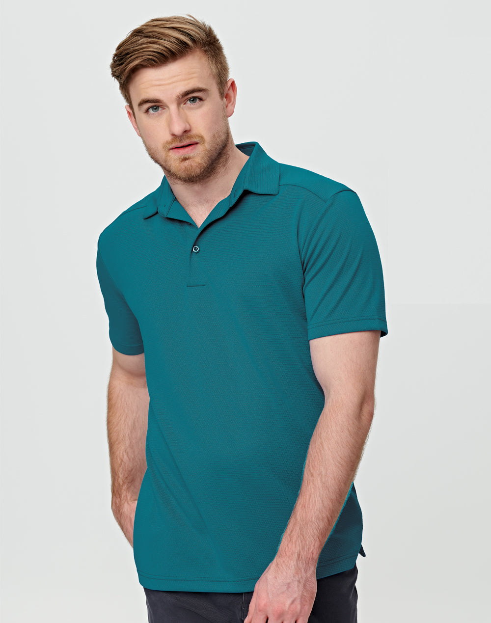 PS87 BAMBOO CHARCOAL CORPORATE SHORT SLEEVE POLO Men's