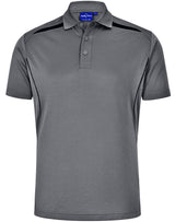 PS93 MENS SUSTAINABLE POLY/COTTON CONTRAST SS POLO