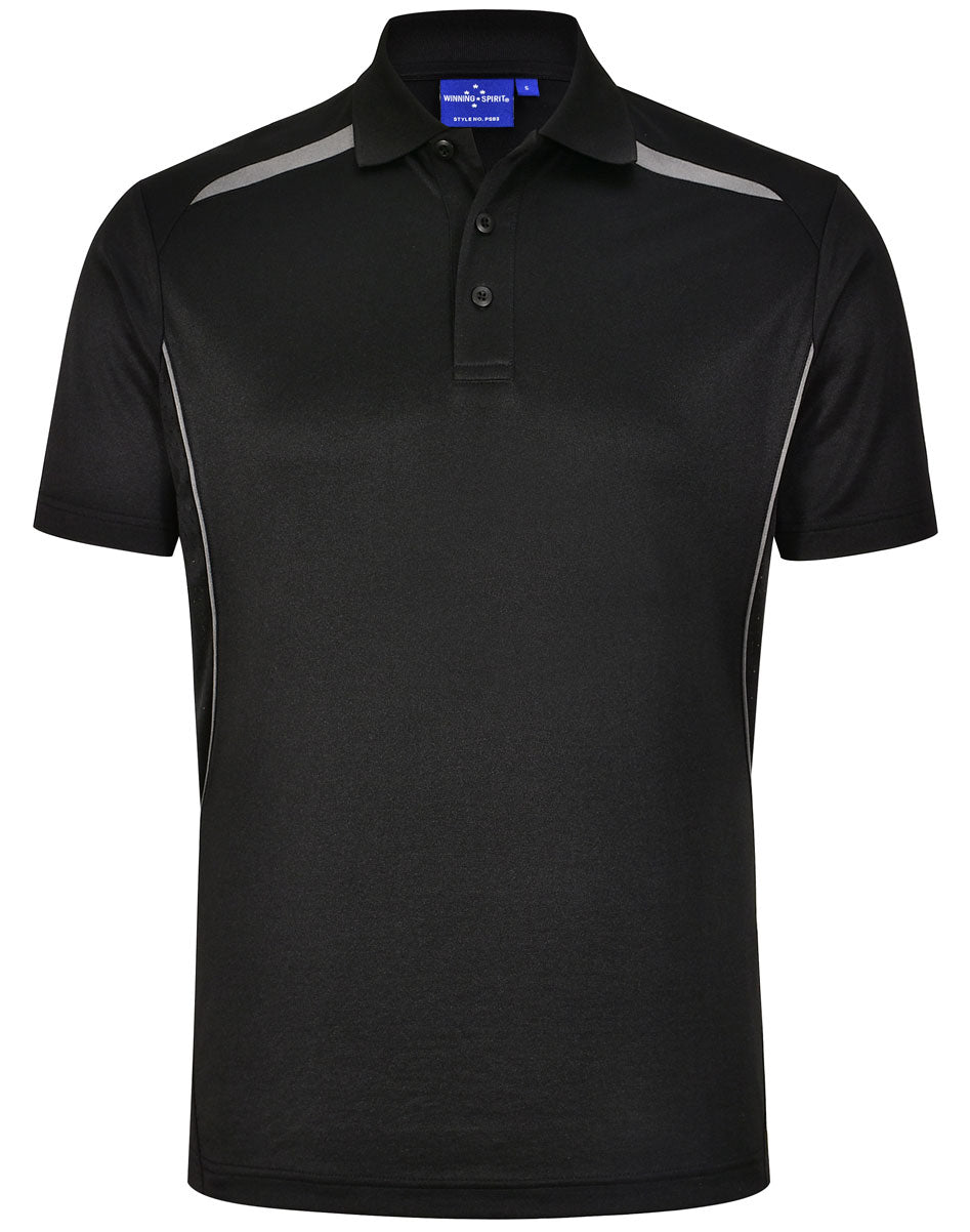 PS93 MENS SUSTAINABLE POLY/COTTON CONTRAST SS POLO