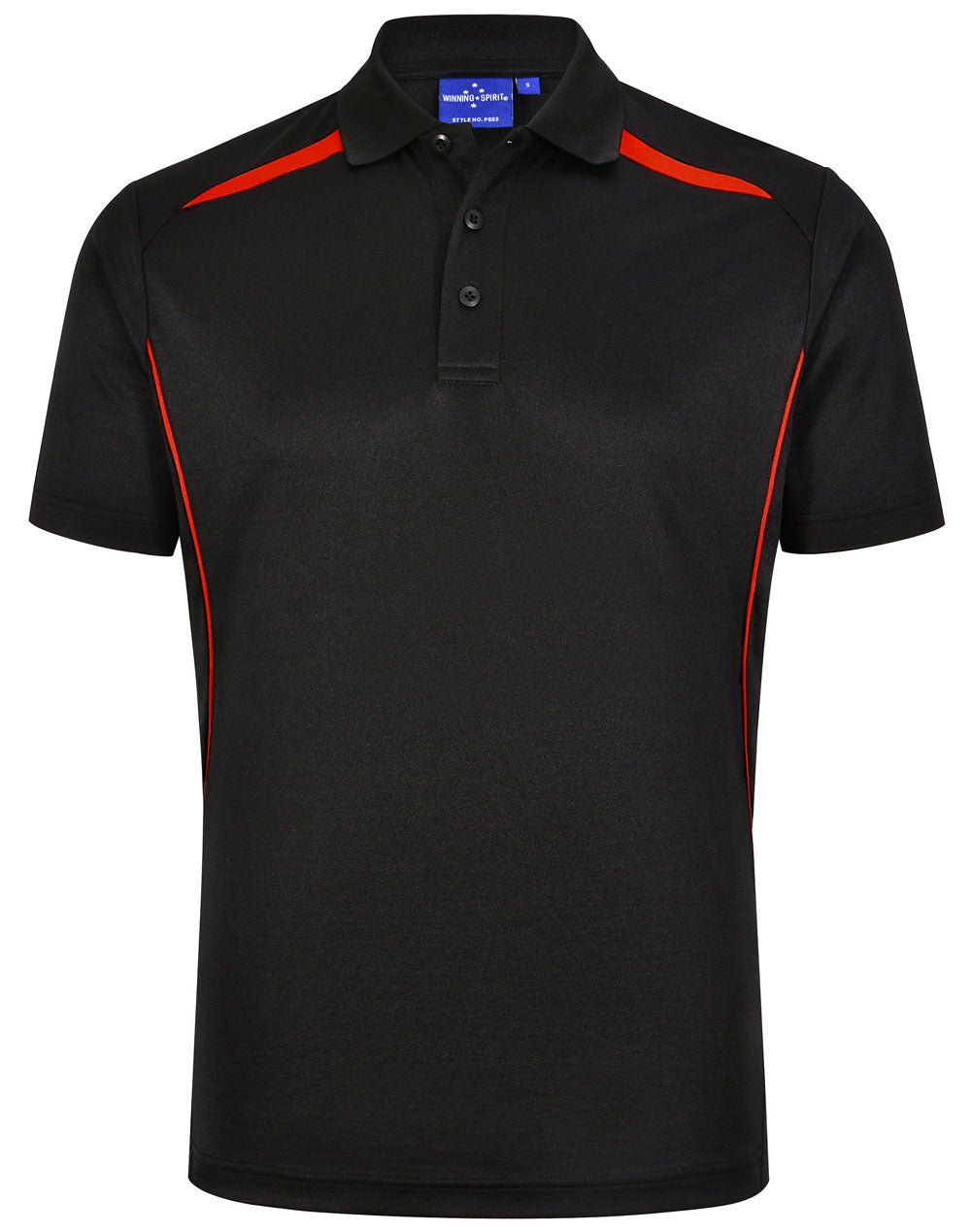 PS93 MENS SUSTAINABLE POLY/COTTON CONTRAST SS POLO