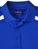 PS93 MENS SUSTAINABLE POLY/COTTON CONTRAST SS POLO