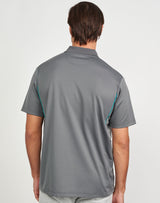 PS93 MENS SUSTAINABLE POLY/COTTON CONTRAST SS POLO