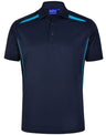 PS93 MENS SUSTAINABLE POLY/COTTON CONTRAST SS POLO