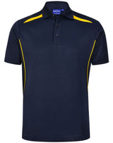 PS93 MENS SUSTAINABLE POLY/COTTON CONTRAST SS POLO