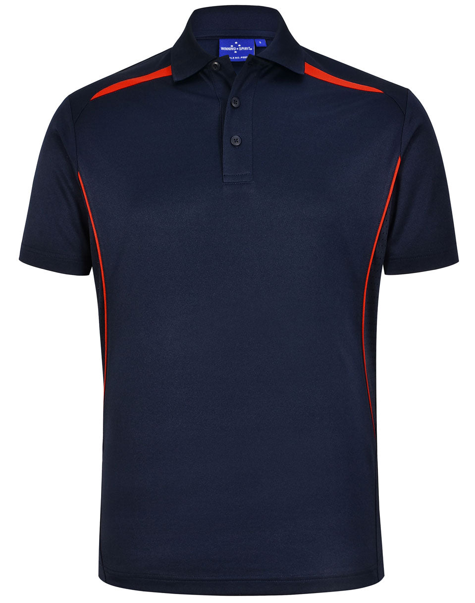 PS93 MENS SUSTAINABLE POLY/COTTON CONTRAST SS POLO