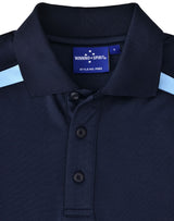 PS93 MENS SUSTAINABLE POLY/COTTON CONTRAST SS POLO