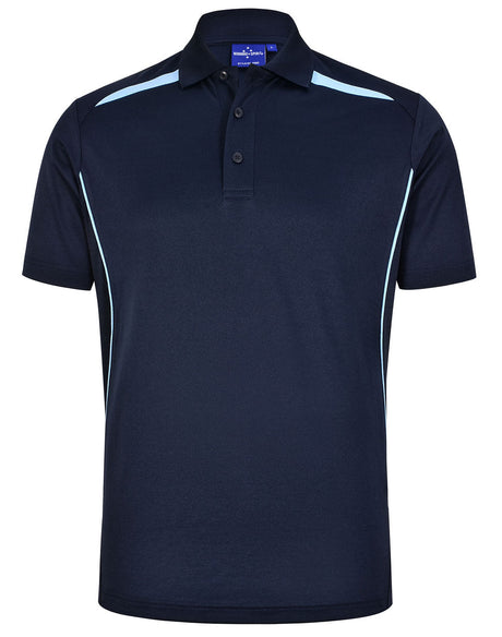 PS93 MENS SUSTAINABLE POLY/COTTON CONTRAST SS POLO