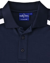 PS93 MENS SUSTAINABLE POLY/COTTON CONTRAST SS POLO