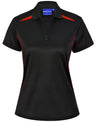 PS94 LADIES SUSTAINABLE POLY/COTTON CONTRAST SS POLO