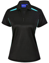 PS94 LADIES SUSTAINABLE POLY/COTTON CONTRAST SS POLO