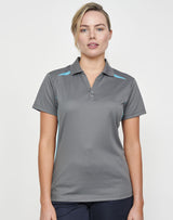 PS94 LADIES SUSTAINABLE POLY/COTTON CONTRAST SS POLO