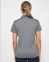 PS94 LADIES SUSTAINABLE POLY/COTTON CONTRAST SS POLO