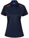 PS94 LADIES SUSTAINABLE POLY/COTTON CONTRAST SS POLO