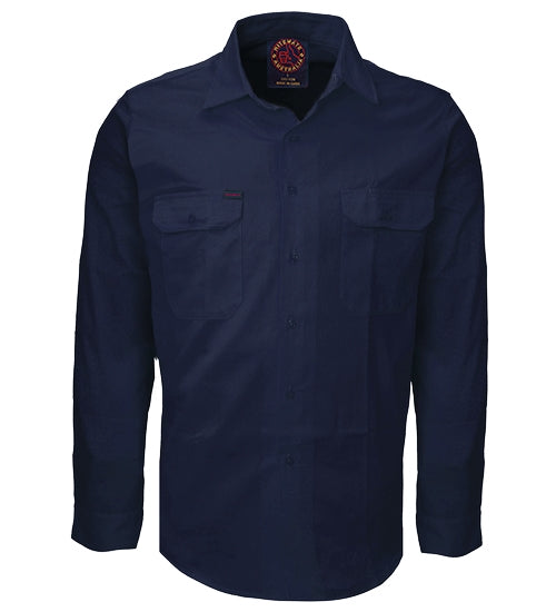 RM1000-Open Front L/S Shirt