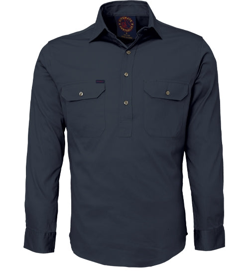 RM100CF-Closed Front L/S Shirt