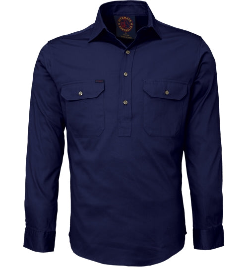 RM100CF-Closed Front L/S Shirt