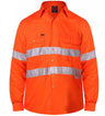 RM1040R-Open Front L/S Shirt with 3M 8910 Reflective Tape