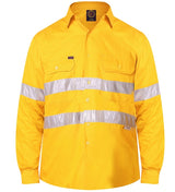 RM1040R-Open Front L/S Shirt with 3M 8910 Reflective Tape