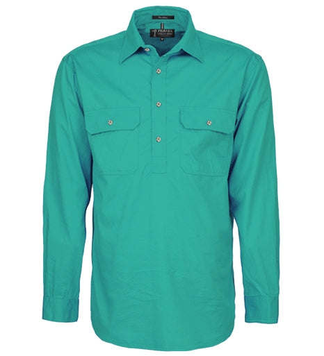 RM200CF-Men's Long Sleeve Shirt (Closed Front)-Pilbara