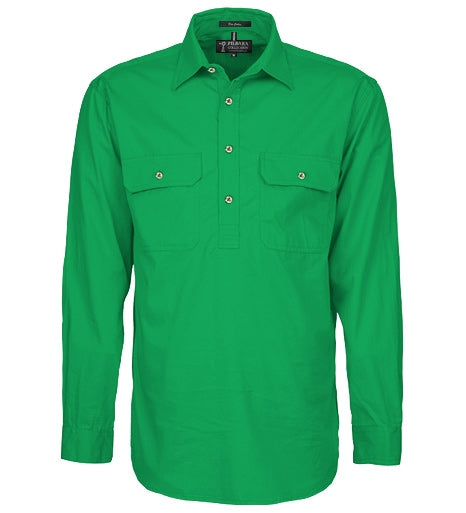 RM200CF-Men's Long Sleeve Shirt (Closed Front)-Pilbara