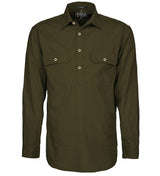 RM200CF-Men's Long Sleeve Shirt (Closed Front)-Pilbara