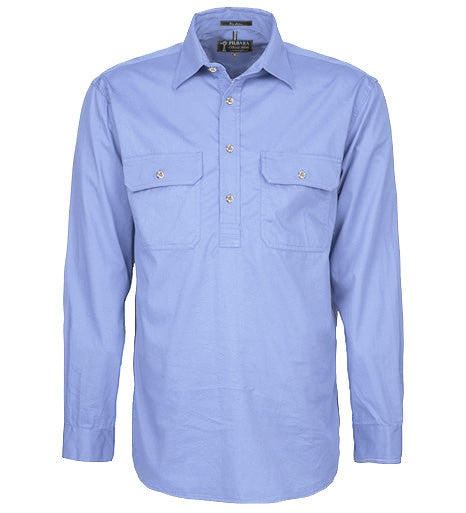 RM200CF-Men's Long Sleeve Shirt (Closed Front)-Pilbara