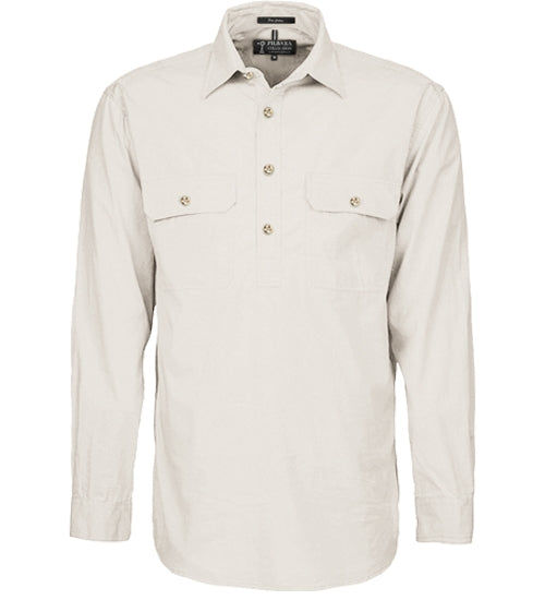 RM200CF-Men's Long Sleeve Shirt (Closed Front)-Pilbara